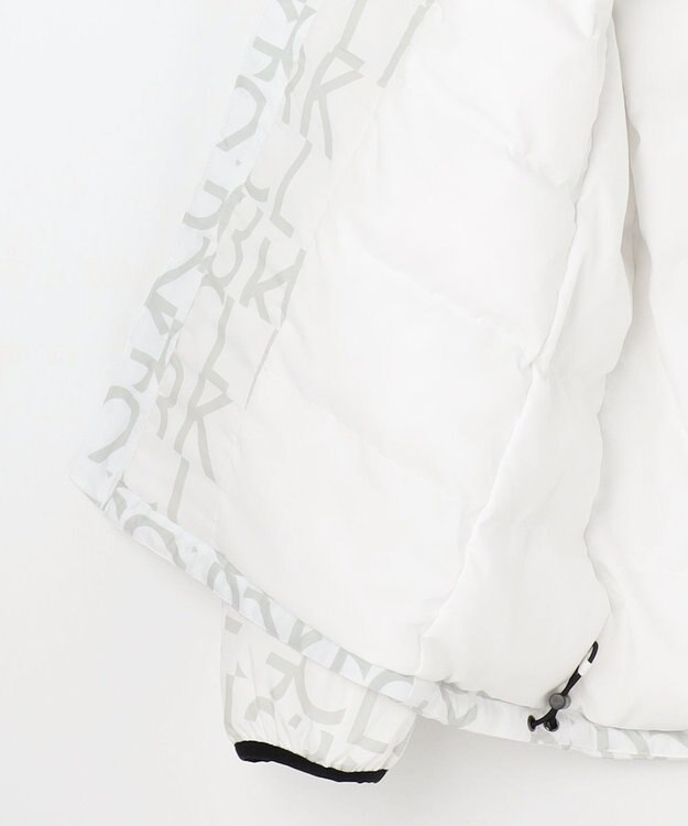 23区GOLF 【MEN】ロゴグラフィック中綿ブルゾン ホワイト系5