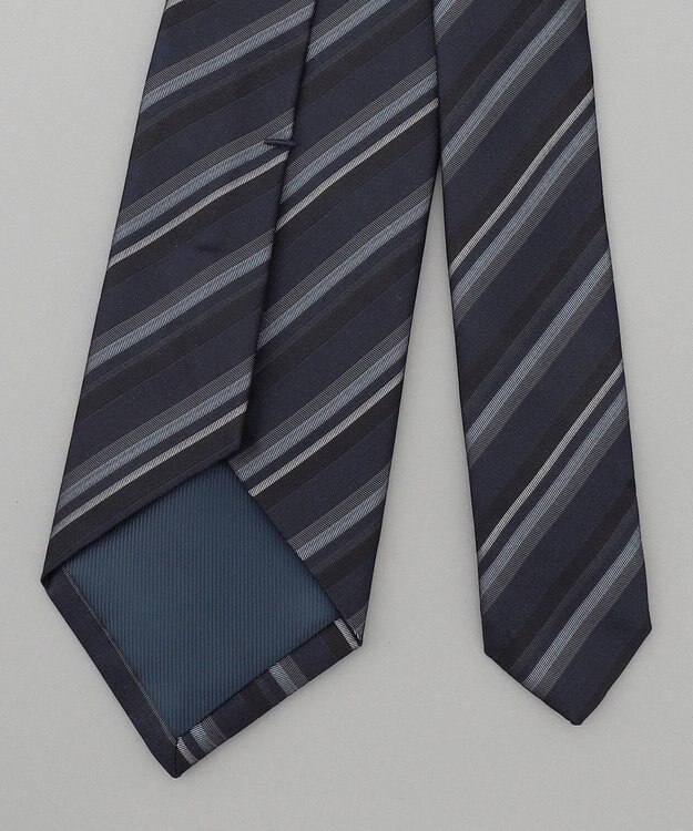 GOTAIRIKU GOTAIRIKU別注【MANTERO SETA/マンテロ・セタ】ネクタイ_レジメンタル ネイビー系1