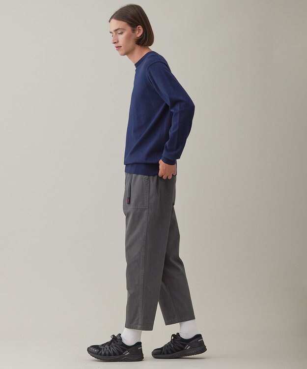 UNFILO GRAMICCI ルーズ テーパードパンツ チャコール