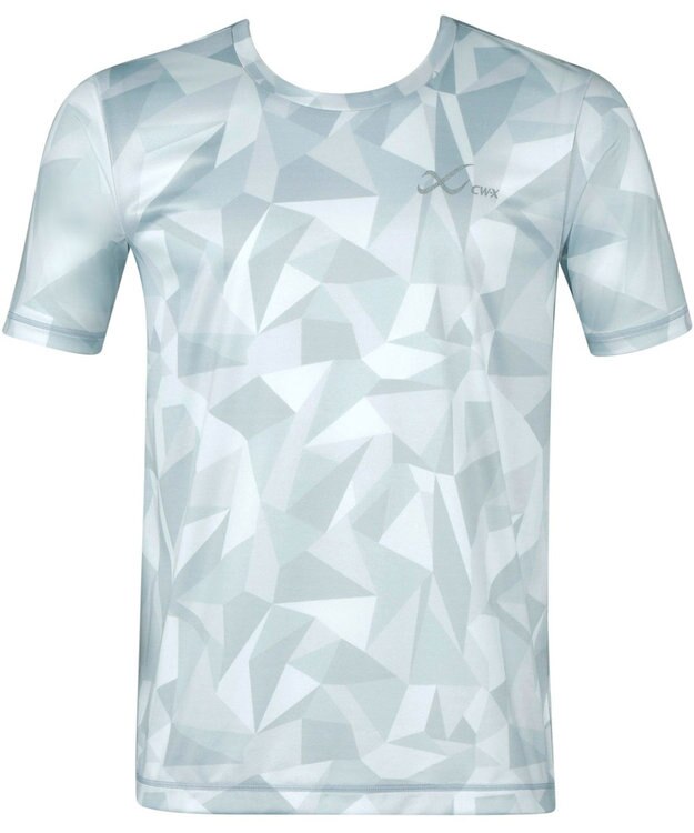CW-X 【MEN】 CW-X アウター トップス 半袖 吸汗速乾 UVカット率90％以上 DLO135 /ワコール シルバーグレー