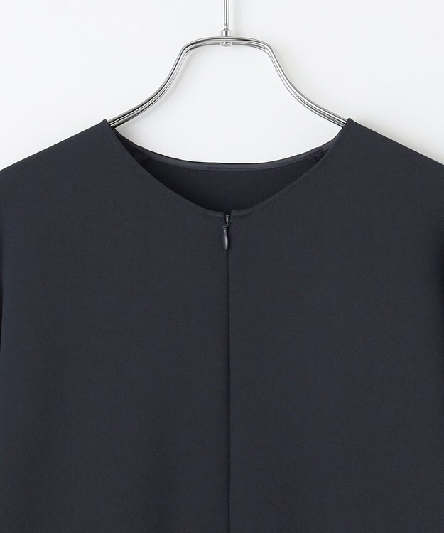 #Newans 【洗濯機可】オールシーンジップドレス ネイビー