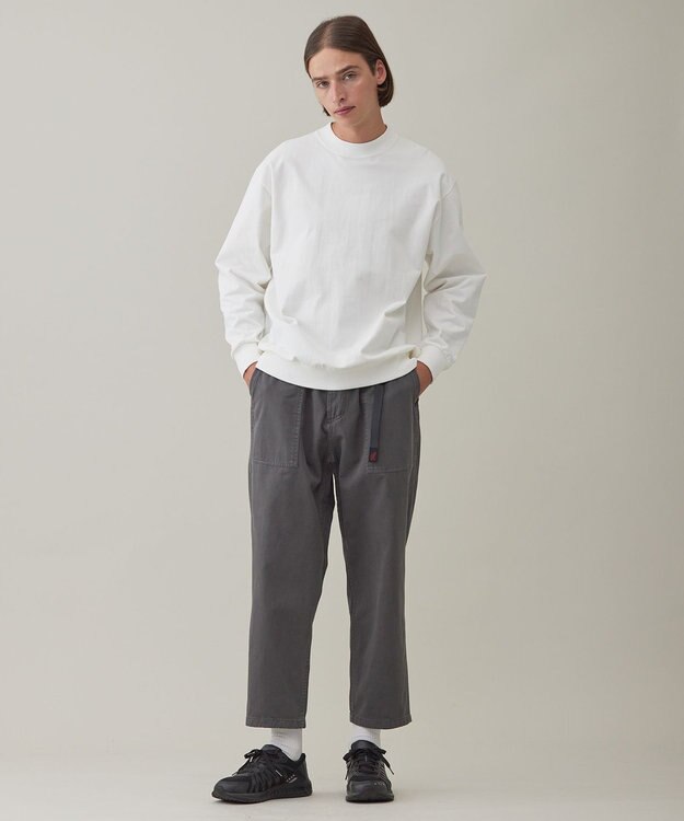 UNFILO GRAMICCI ルーズ テーパードパンツ チャコール