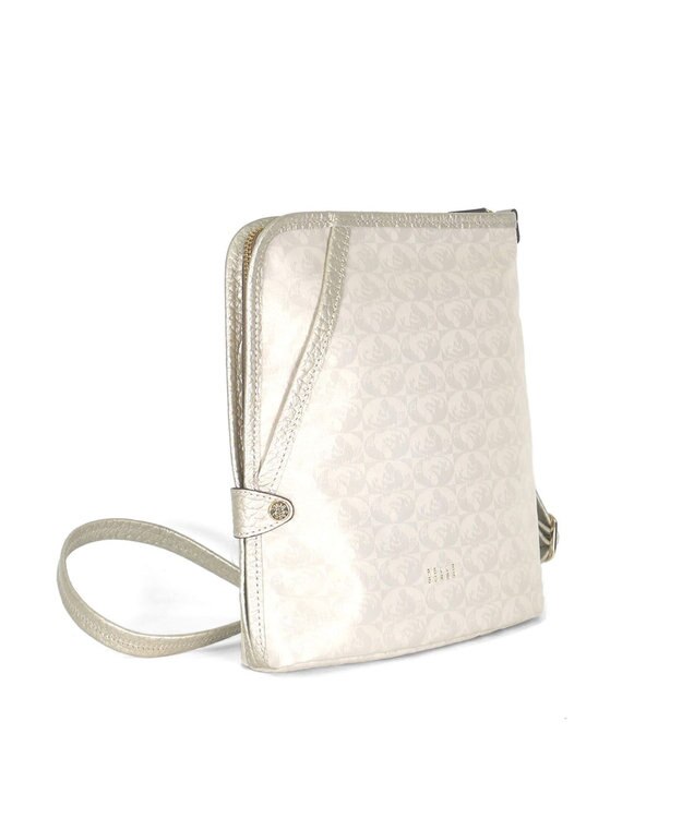 PELLE BORSA 縦型ポシェット Alive アライブ 4437 シャンパンゴールド