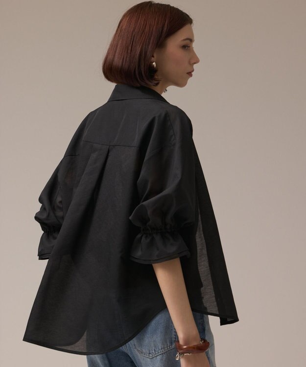 GRACE CONTINENTAL ドルマンシャツ ブラック