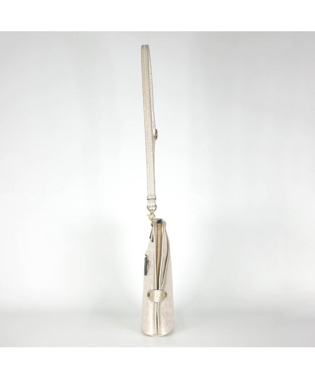 PELLE BORSA 縦型ポシェット Alive アライブ 4437 シャンパンゴールド