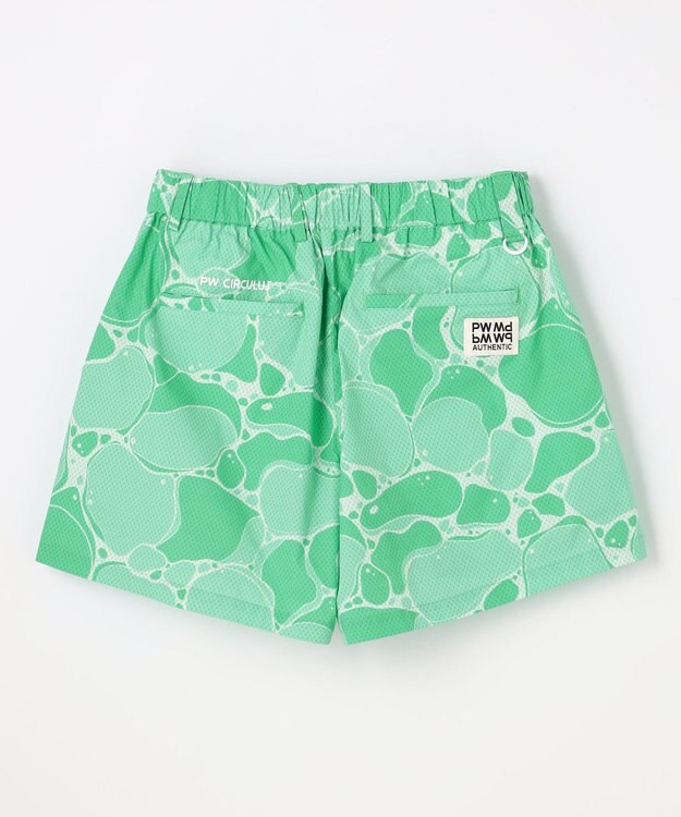PW CIRCULUS 【MEN】WATER SURFACE プリントイージーショーツ ゴルフウェア レディース ピーコックグリーン系5