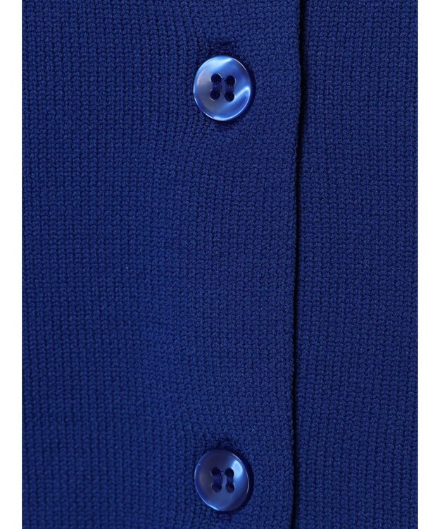 Green Parks 前後２ＷＡＹ　７分袖ハイゲージカーディガン Blue