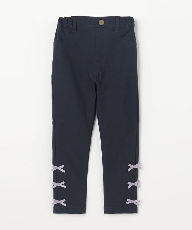 ANY KIDS 7days ガーリー パンツ ネイビー