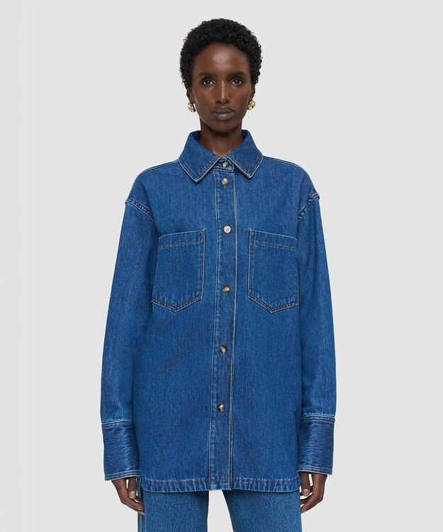 JOSEPH ライトデニムシャツ Mid blue