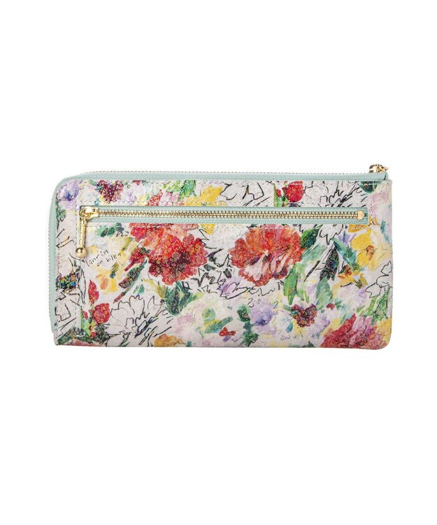 LANVIN en Bleu アクアレル Lファスナー長財布 マルチ