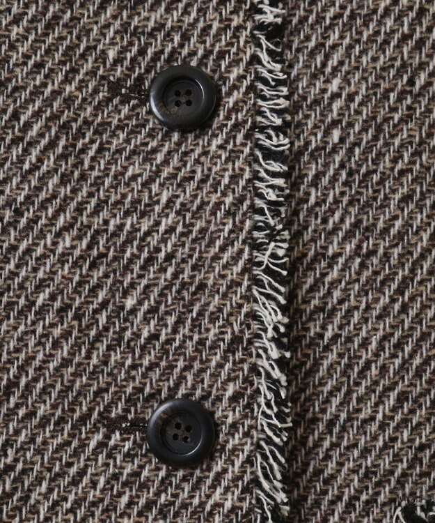 CRAFT STANDARD BOUTIQUE ツイードフリンジジャケット Mocha
