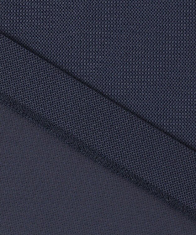 J.PRESS MEN 夏のアクティブシーンを驚くほど自由に！【接触冷感 / UVカット / ストレッチ / 防シワ / 洗える】【MECHANICAL】アクティブ ポロシャツ ネイビー系