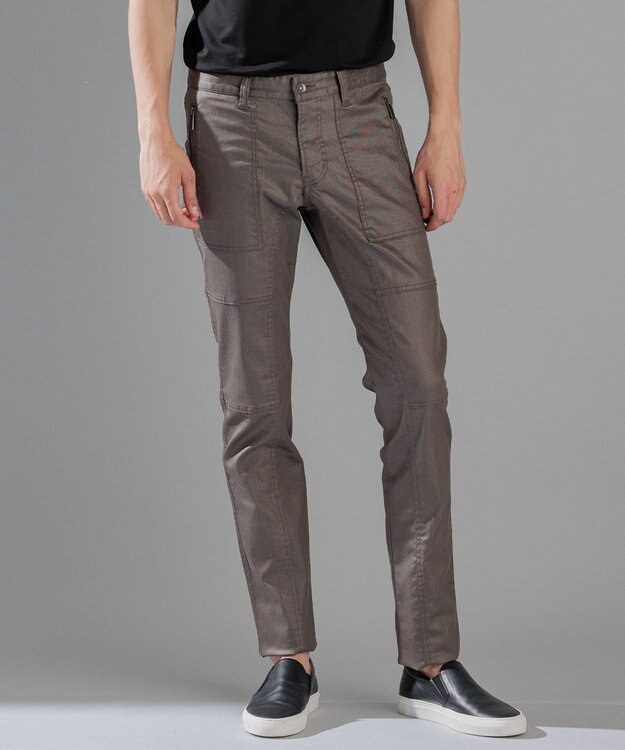 JOSEPH HOMME ハイパワーソフトストレッチ / STICK DESIGN ブラウン系