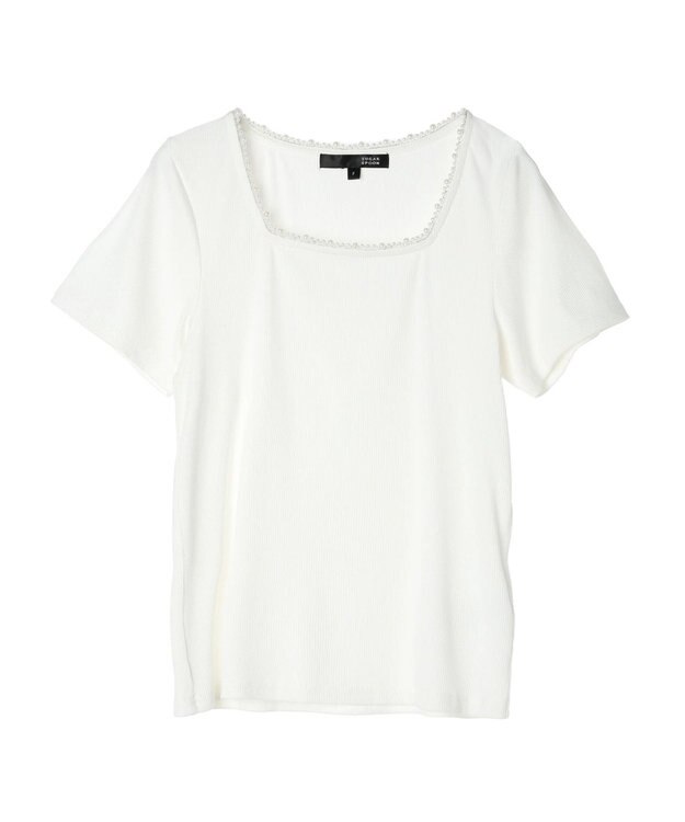 Green Parks ・ＳＵＧＡＲ　ＳＰＯＯＮ　パールスクエアプルオーバー Off White