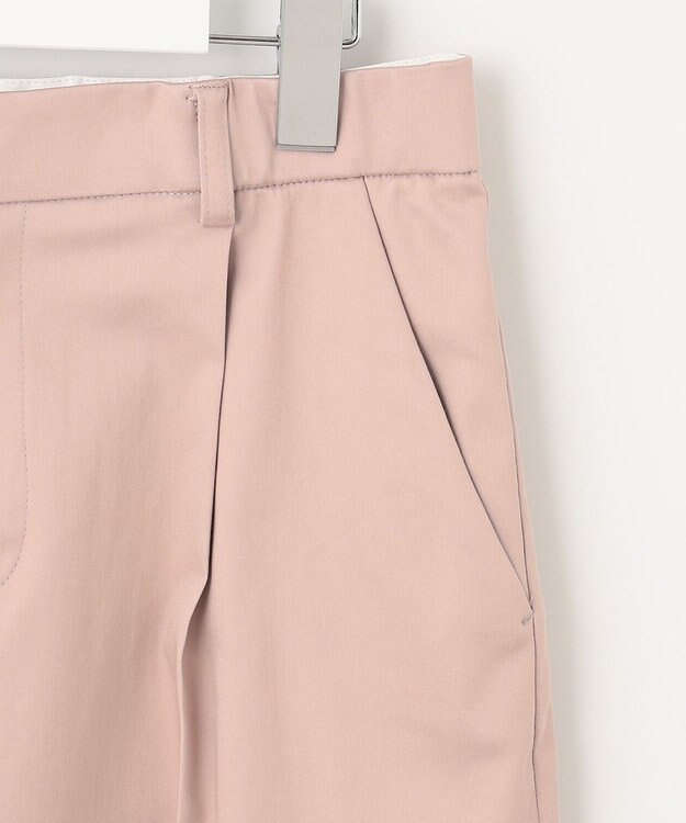 自由区 【XSサイズ~/接触冷感・吸湿・速乾】COOLMAX ワイドパンツ ピンク系