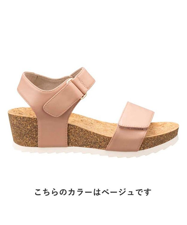 REGAL FOOT COMMUNITY 【キャメロット】UM17 ウェッジサンダル サンダル ブラック