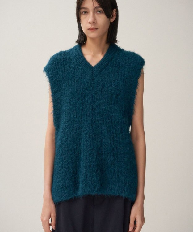 ALPACA FUR | Vネックベスト / ATON | ファッション通販 【公式通販