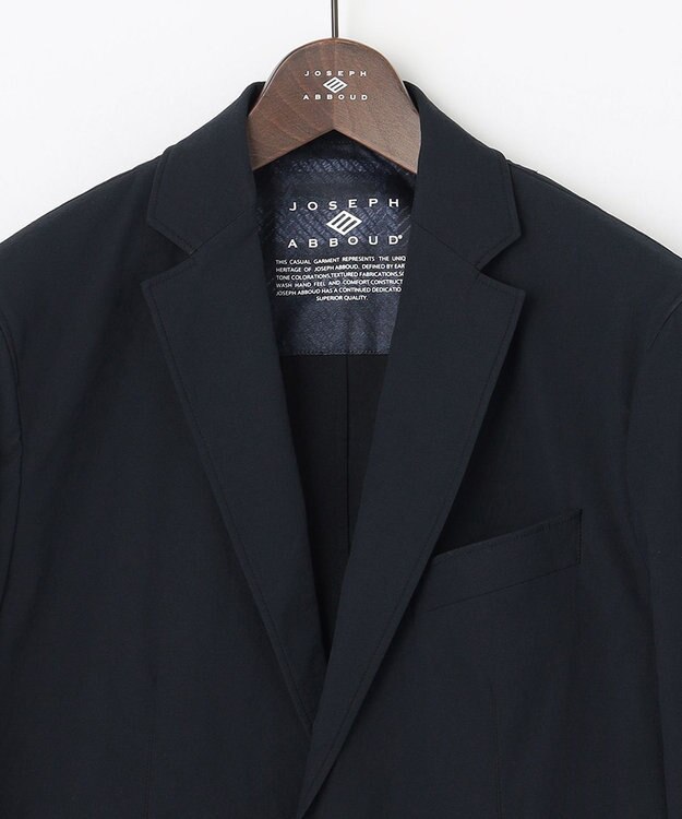 JOSEPH ABBOUD 【ポケッタブル/ストレッチ/ECO撥水】アクティブレジャー ジャケット ネイビー系
