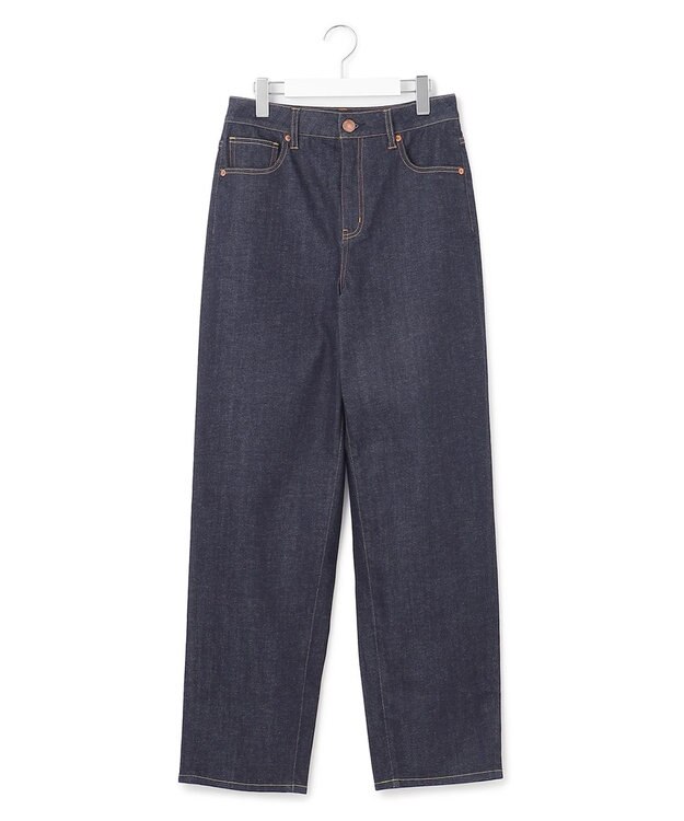 23区 【CLASSY.6月号掲載/洗える】23区DENIM コクーンシルエット パンツ ネイビー系