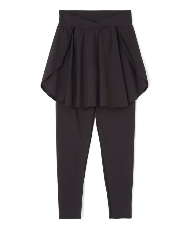 San-ai Resort（三愛水着楽園） 【水陸両用】　スカート付きレギンスM・L　【Reir（レイール）】 ブラック