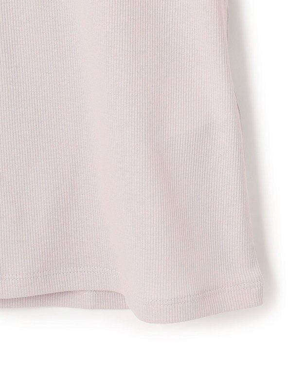 ICB L セミシアーテレコ レイヤード風カットソー トープ