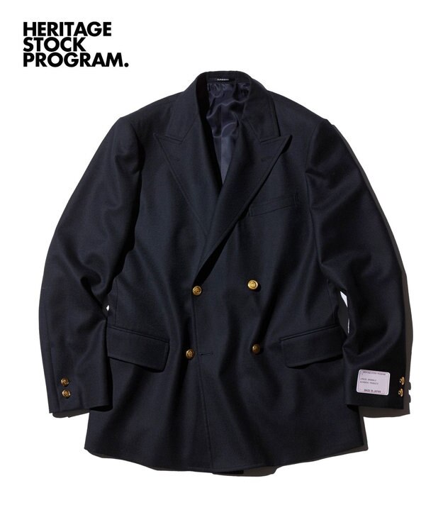 J.PRESS MEN 【J.PRESS ORIGINALS】PEPPIN MERINO SAXONY 4B BLAZER / JAPAN MADE / New Authentic-Fit ネイビー系