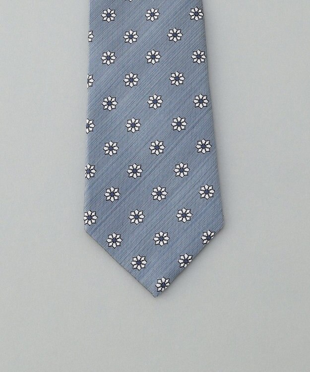 GOTAIRIKU GOTAIRIKU別注【日本製】シルク ネクタイ_小紋柄 スカイブルー系8