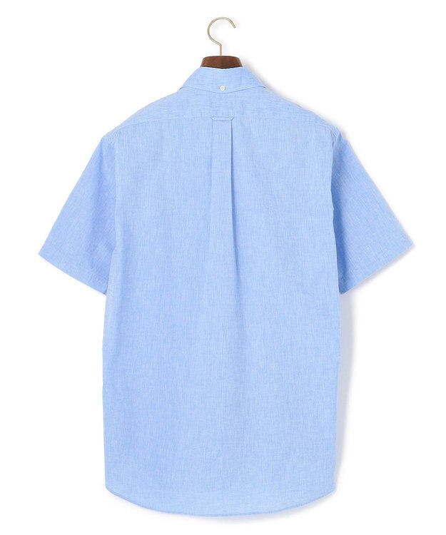 J.PRESS MEN 【WEB・一部店舗限定】コットンリネン シャツ/B.D ネイビー系