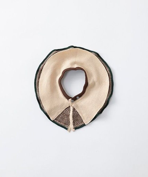 TRICOTE ヘリンボーン柄ニットスタイ 82BEIGE