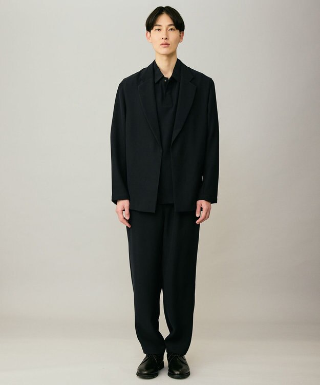 UNFILO MENS ダブルクロス イージージャケット ネイビー