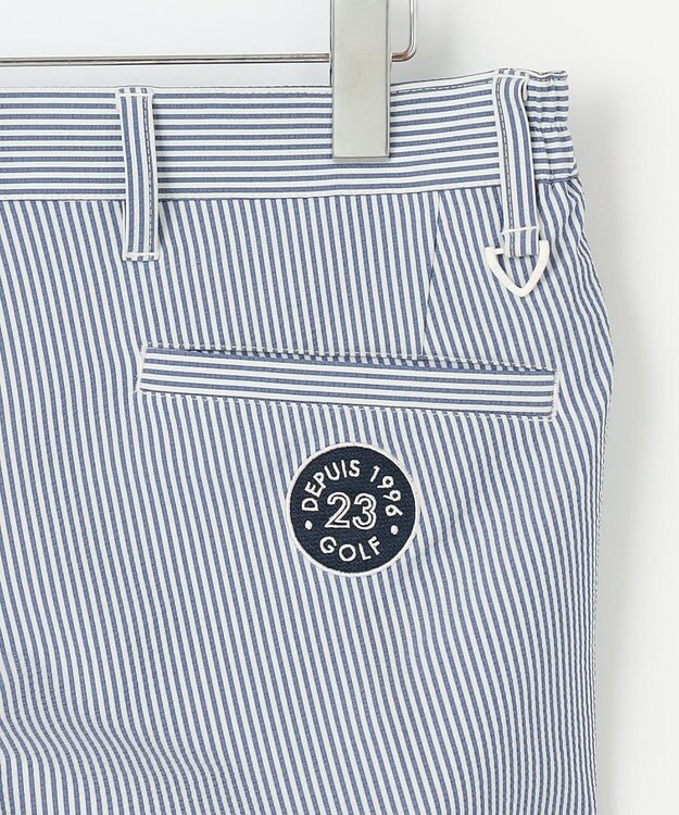 23区GOLF 【MEN】ストライプ柄 ショートパンツ ブルー系2