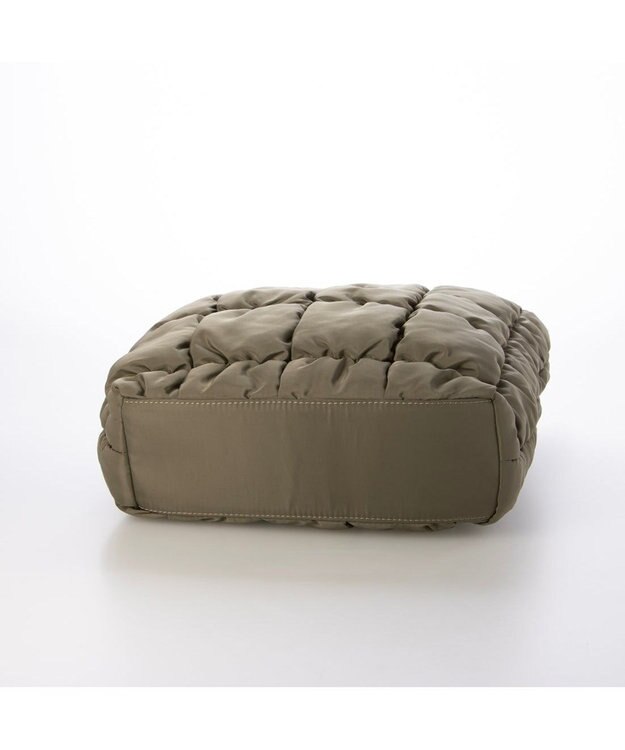 UNBILLION カシュカシュ cachecache / ゴムキルト2wayトートバッグ ブラウン