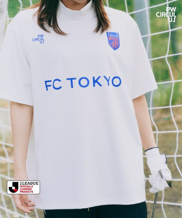 PW CIRCULUS 【UNISEX】J.LEAGUE モックネック J1所属の20クラブコラボ ゴルフ FC東京