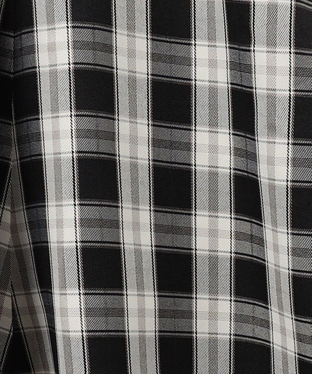 Feroux 【洗える】ニットコンビ ワンピース ブラック系2