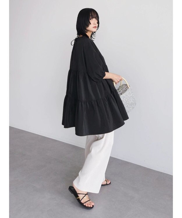 Green Parks ・ＥＬＥＮＣＡＲＥ　ＤＵＥ　ティアードチュニック Black