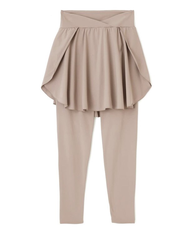 San-ai Resort（三愛水着楽園） 【水陸両用】　スカート付きレギンスM・L　【Reir（レイール）】 ベージュ