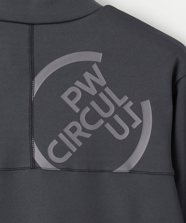 PW CIRCULUS 【MEN】ポケット 長袖 モックネック シャツ グレー系