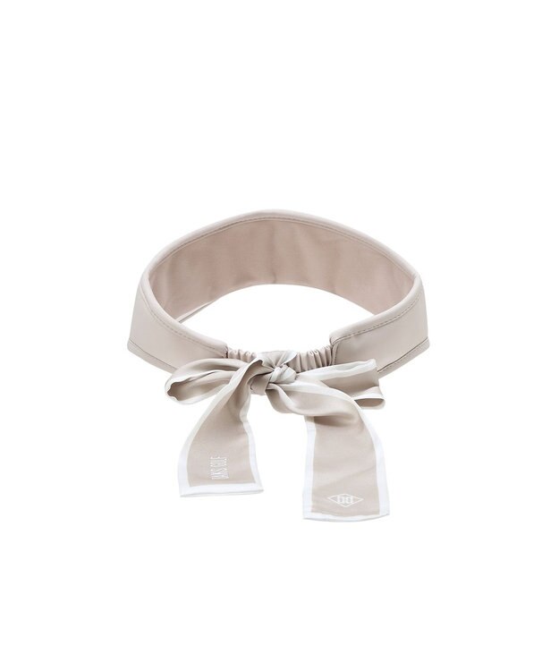 DAKS DAKS GOLF リボンサンバイザー パーチメント