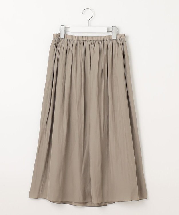 J.PRESS LADIES 【洗える】 Dyed Dechine Air Flow スカート ブラウン系