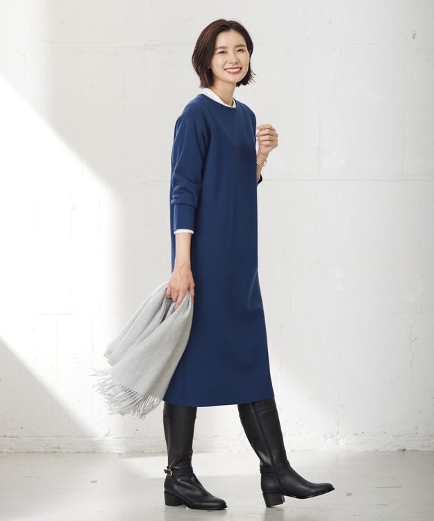 J.PRESS LADIES カシミヤ リバーシブル ヘリンボーン ストール ライトグレー系