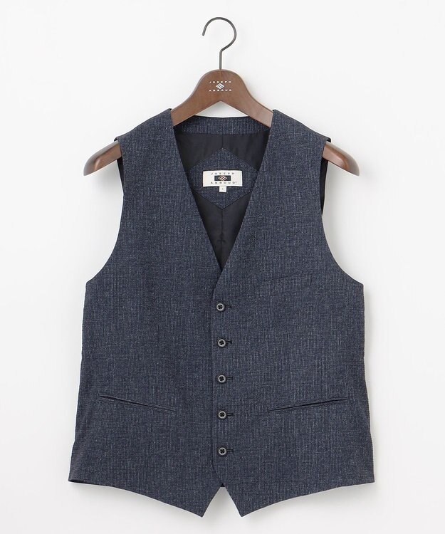 JOSEPH ABBOUD 【多機能シリーズがさらに薄く新開発】ライトウェーブライト ベスト ネイビー系2