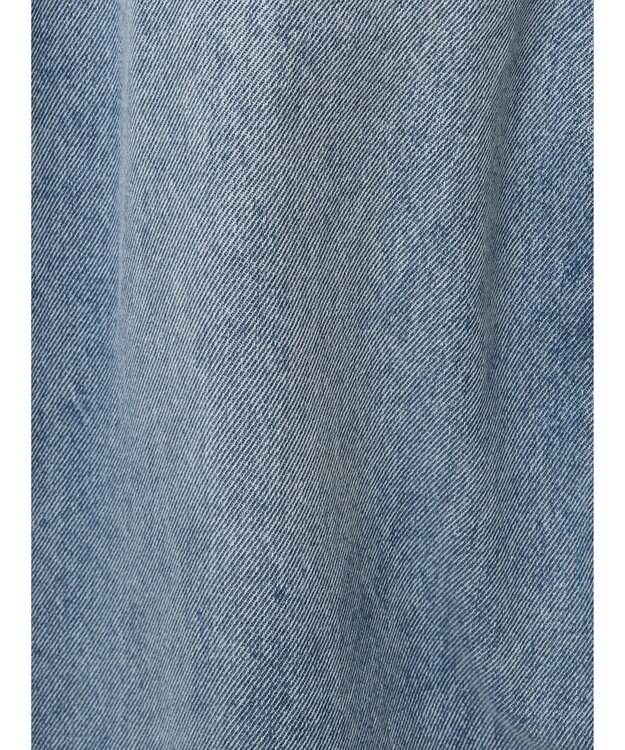earth music&ecology タックホックデニムパンツ Light Indigo