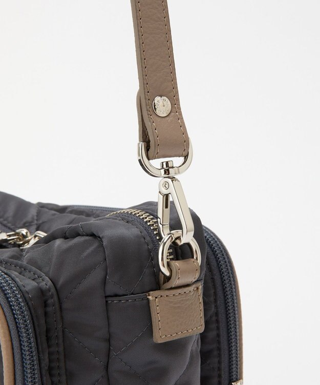 russet 【2025AW新作】キルティングスクエアショルダーバッグ(SF-257) Charcoal