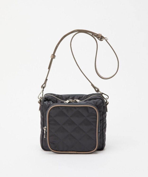 2025AW新作】キルティングスクエアショルダーバッグ(SF-257) / russet