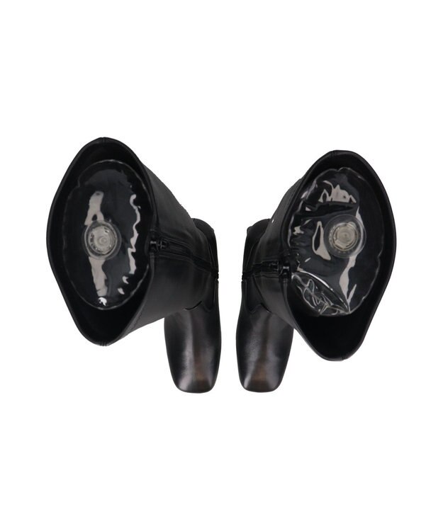 Bridget Birkin 【PARADIS COULEUR】スクエアトウストレッチロングブーツ ブラック