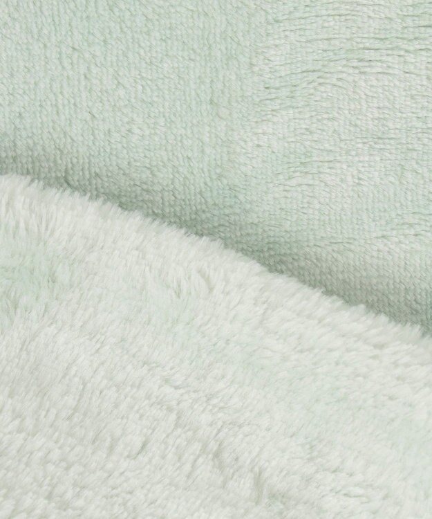 ANY KIDS 両面 フリース スパンコール トレーナー ミント×クマ