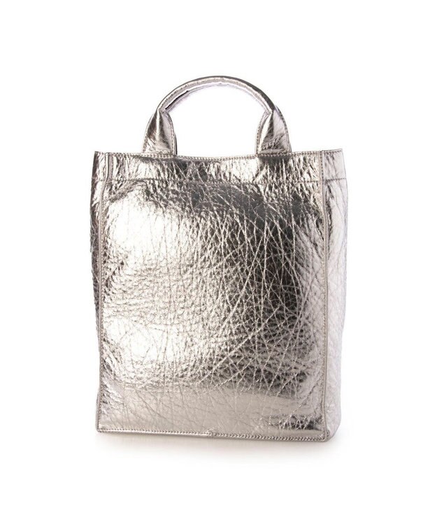 UNBILLION カシュカシュ cachecache / タテ型ショッパートートバッグ シルバー