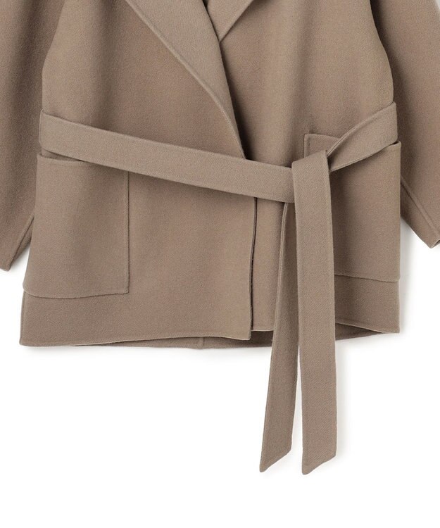 uncrave メルトンリバー フーデットコート トープ