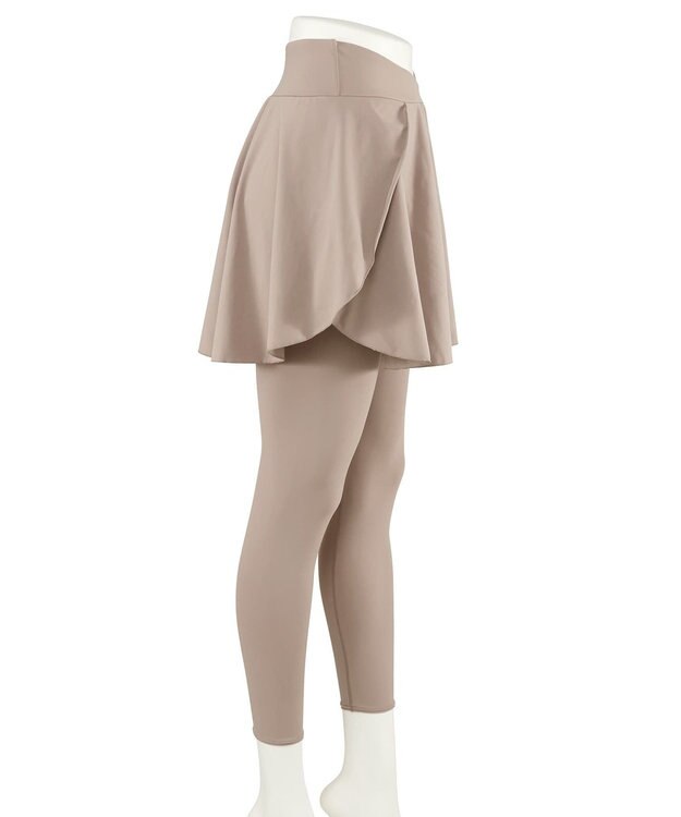 San-ai Resort（三愛水着楽園） 【水陸両用】　スカート付きレギンスM・L　【Reir（レイール）】 ベージュ