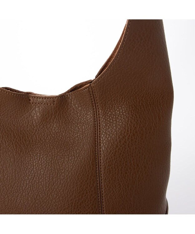 UNBILLION カシュカシュ cachechche / セミPUホーボーバッグＳ ブラウン